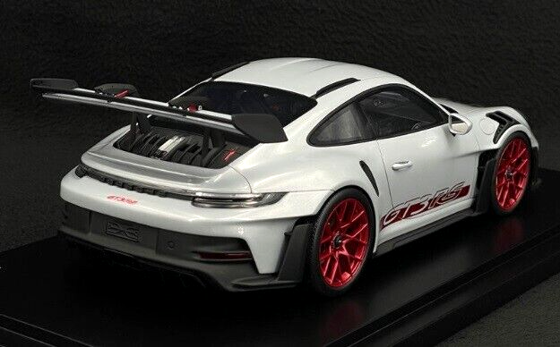 1/18 Porsche 911 GT3 RS (992) Ice Grey Metallic Model by Spark