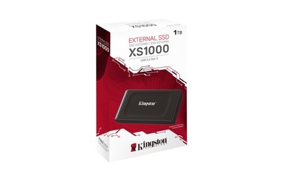 Kingston XS1000 1TB USB-A Portable External SSD (SXS1000/1000G