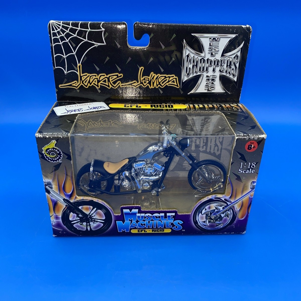ウエストコーストチョッパーズ 1／18スケールダイキャスト Diecast