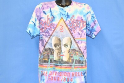 vtg 90s PINK FLOYD DIVISION BELL TOUR 1994 TIE DYE AOP ALL OVER