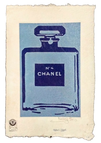 NEW Oliver Gal x Chanel Perfume Bottle 24X16 Framed Wall Art