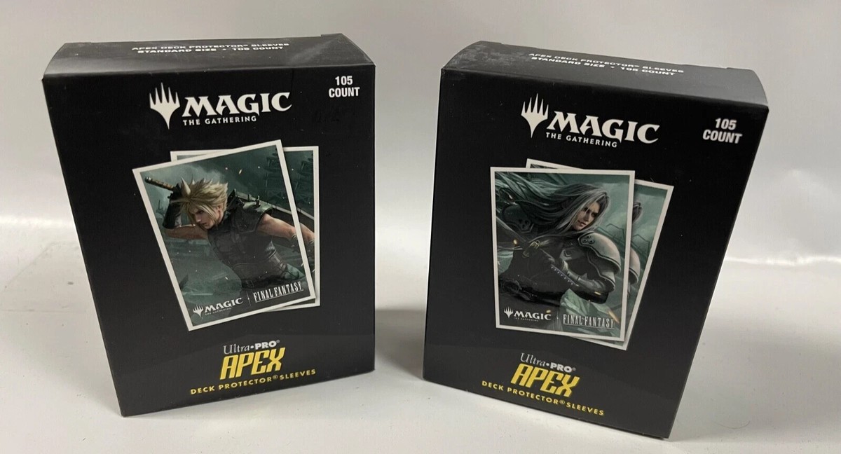 Two Packs of Ultra Pro Final Fantasy MTG Apex Card Sleeves 1 Cloud