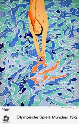 David Hockney 1972 Olympic Poster (Edition 3) Munich 40