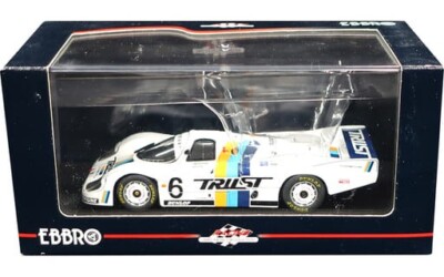 EBBRO 1/43 Porsche 956 Trust WEC Japan 1983 # 6 Racing Model Car