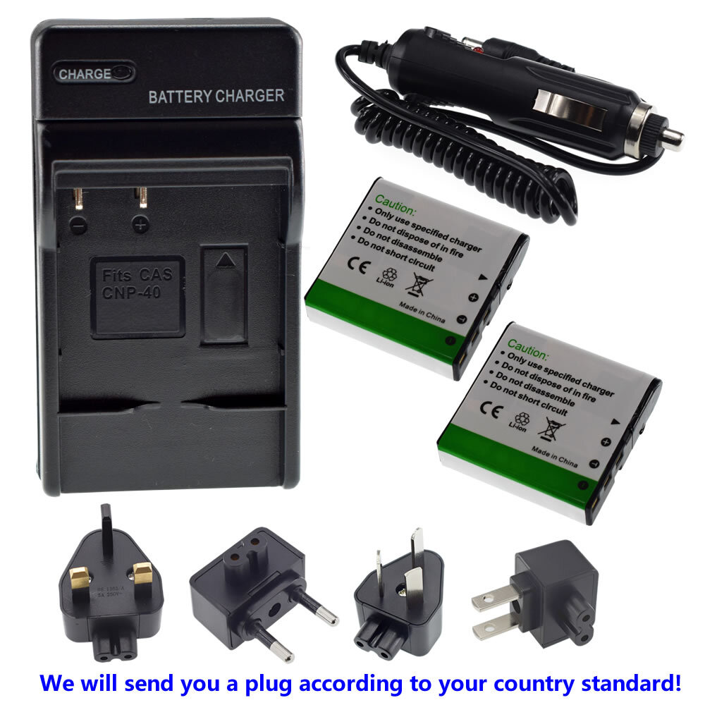 NP-40 Battery Replacement or charger for Minolta MND50 48 MP/ 4K