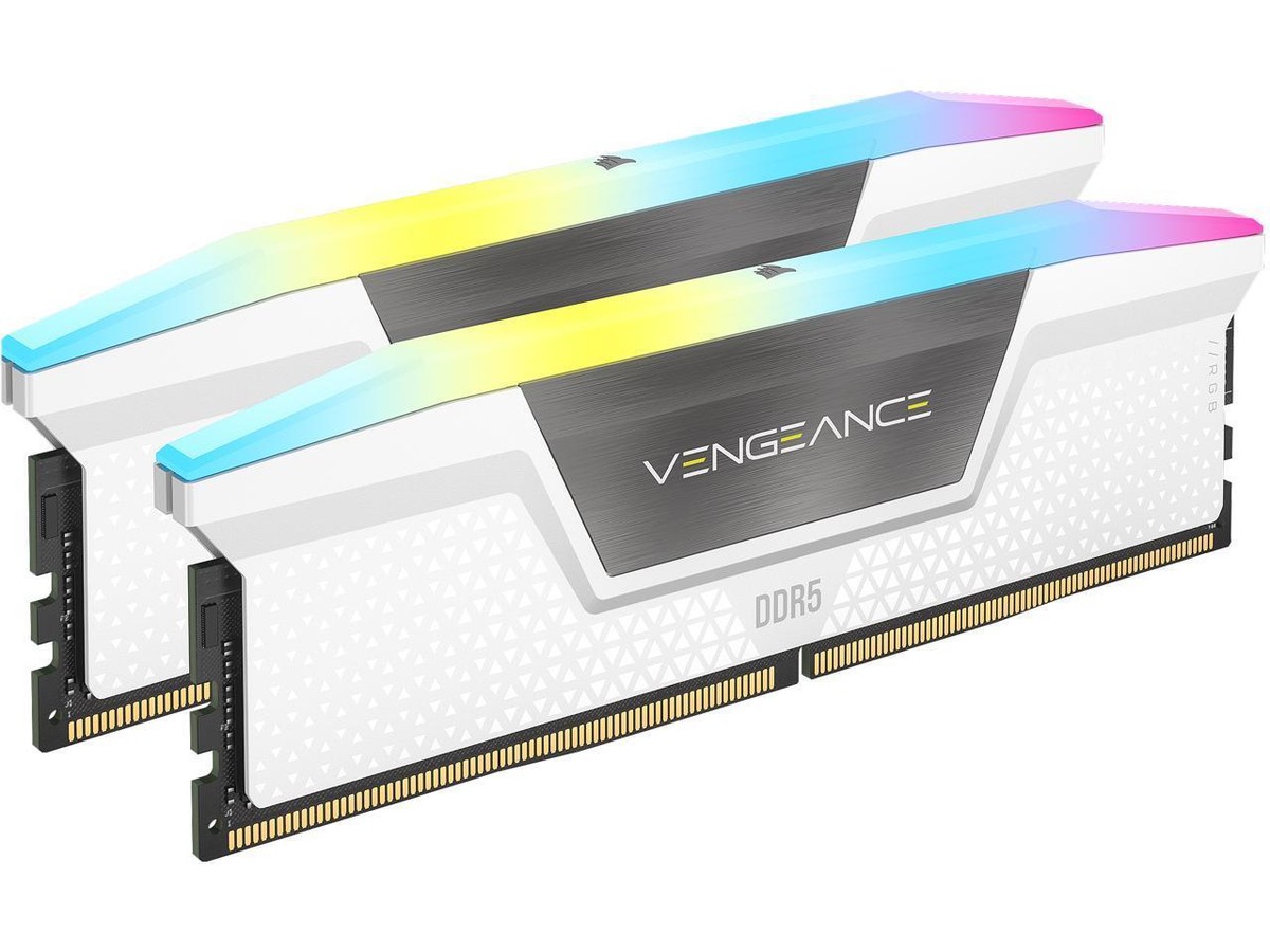CORSAIR Vengeance RGB 32GB (2 x 16GB) 288-Pin PC RAM DDR5 6200