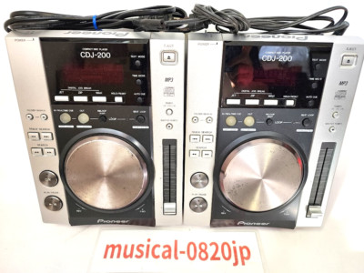 パイオニア CDJ-200 2台 CDプレイヤー パイオニア CDJ-200 2台 CD