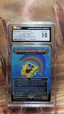 MTG Spongebob Squarepants #1932 🌈 Foil Borderless Secret Lair