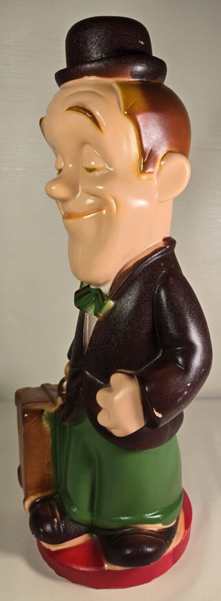 1972 PLAY PAL Laurel and Hardy 貯金箱 ソフビ 1972 プレイパル