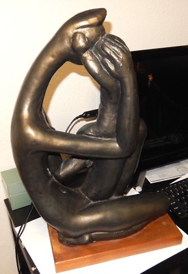 HUGE AUSTIN PROD SIGNED WOMAN AND CHILD SCULPTURE DATED 1972 #2 | eBay