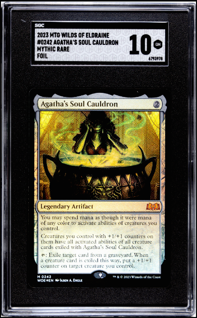 Magic the Gathering Wilds of Eldraine Foil Agatha's Soul Cauldron