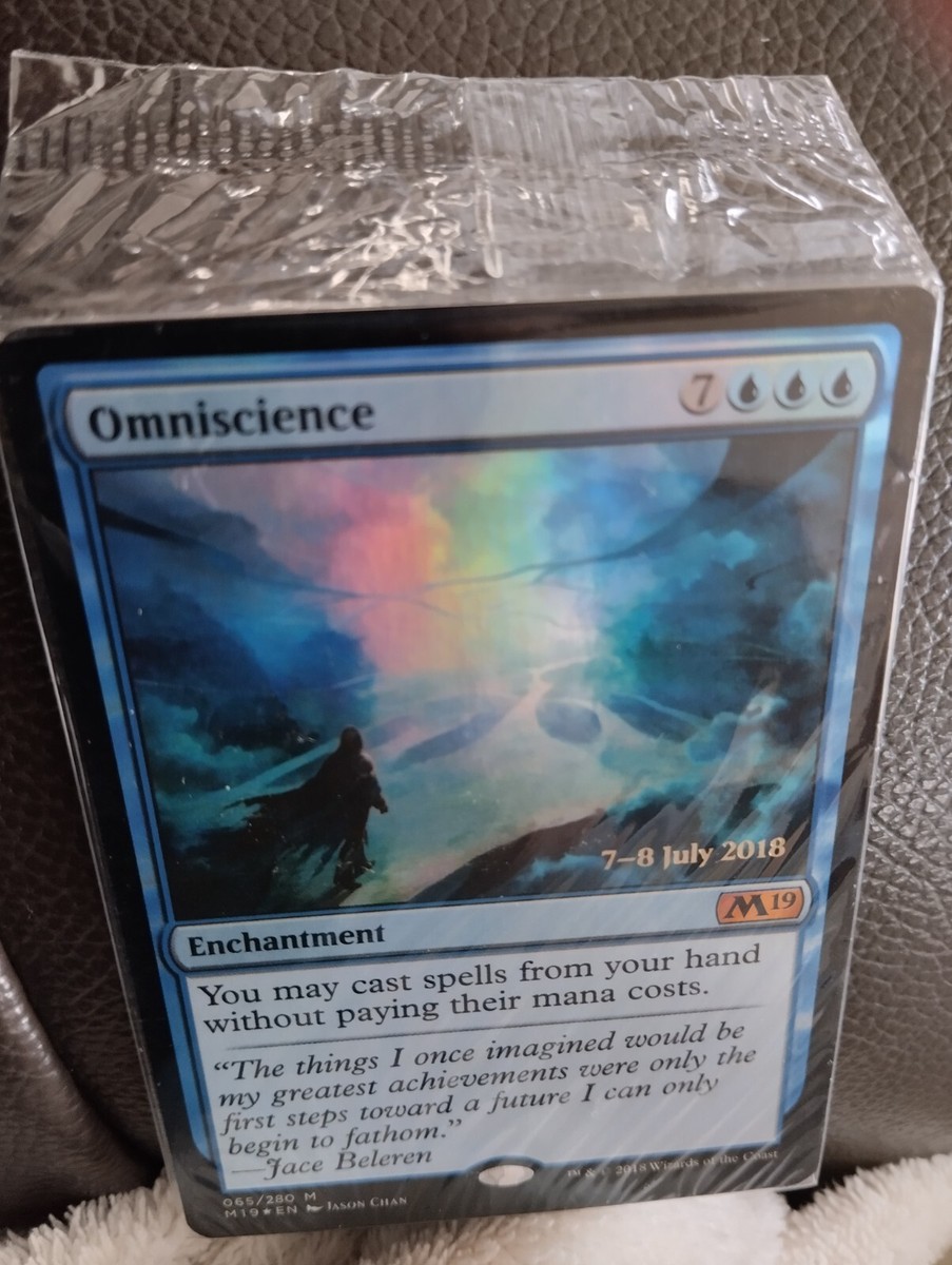 全知⁄Omniscience MTG 日本語foil 全知（M13） M13英語foil 全知