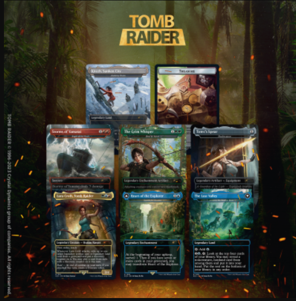 MTG SLD Tomb Raider Secret Lair Magic the Gathering Regular / NON