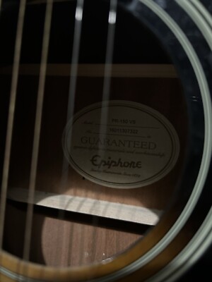 Epiphone Acoustic Guitar PR-150 VS | eBay