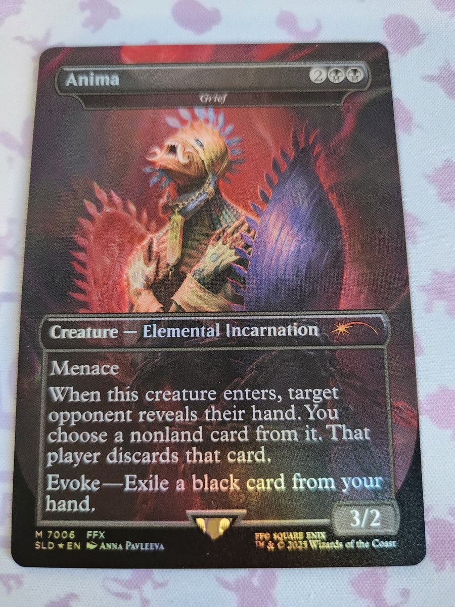MTG アニマ 悲嘆 Foil 日 ボーダーレス Secret Lair MTG アニマ 悲嘆