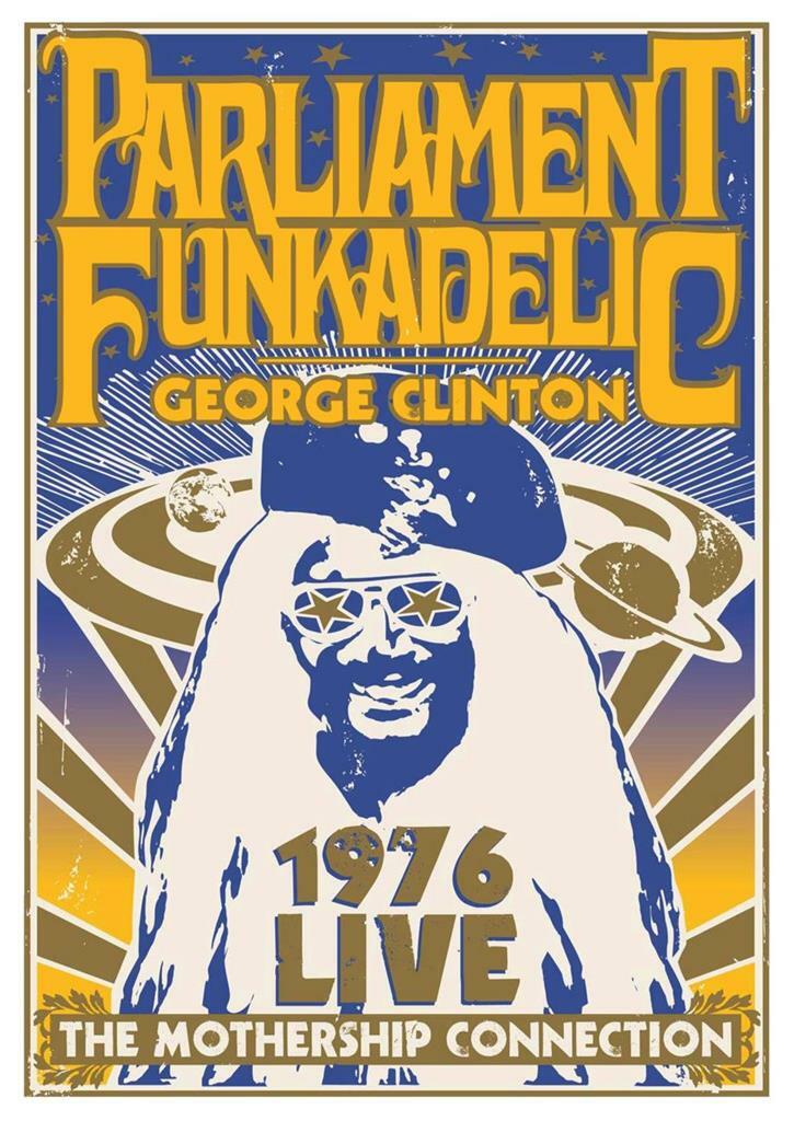 Parliament Funkadelic - POSTER - 1976 LIVE Concert P Funk Bootsy