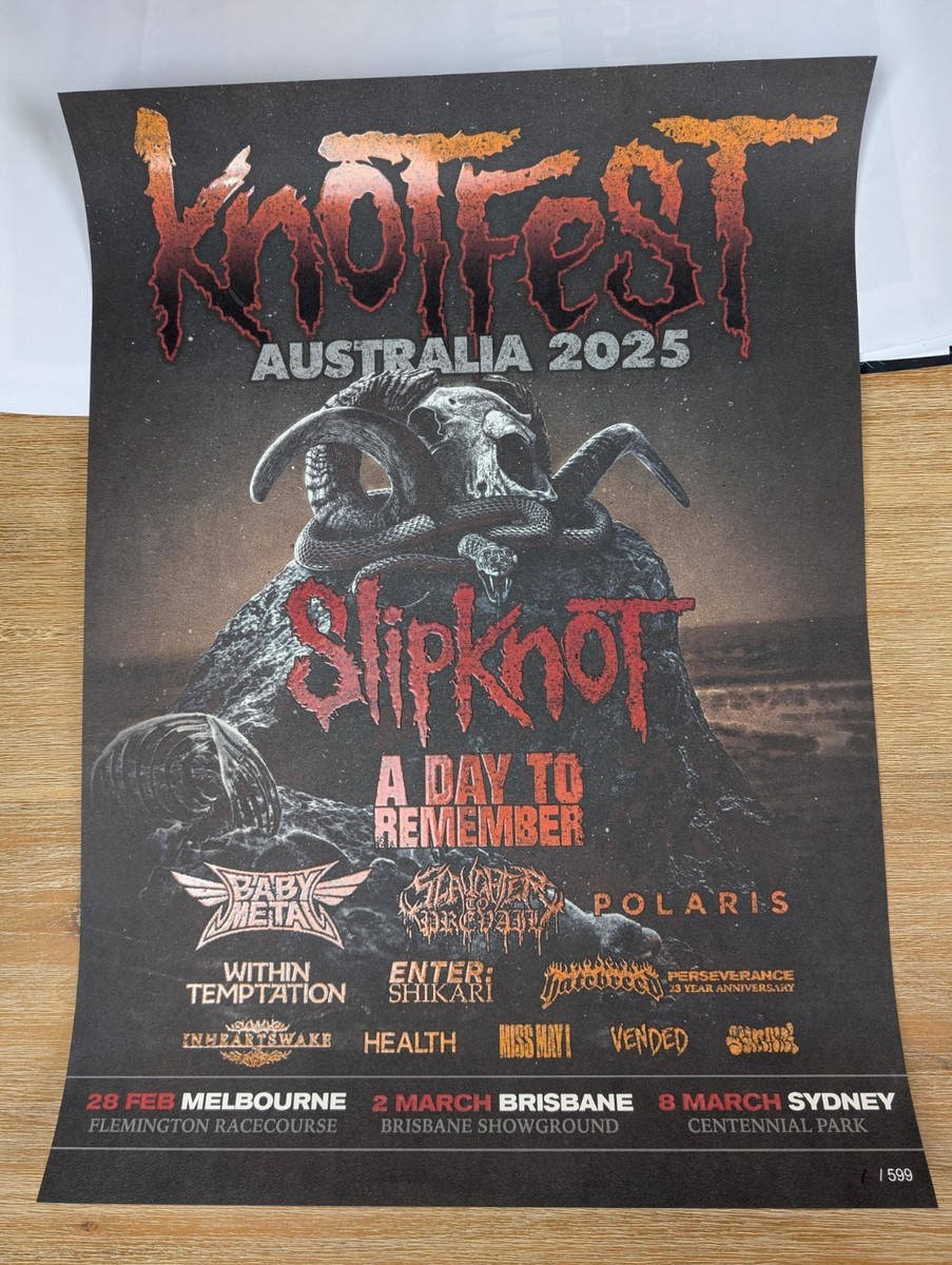 Knotfest in Australia 2025 パーカー slipknot Knotfest in Australia
