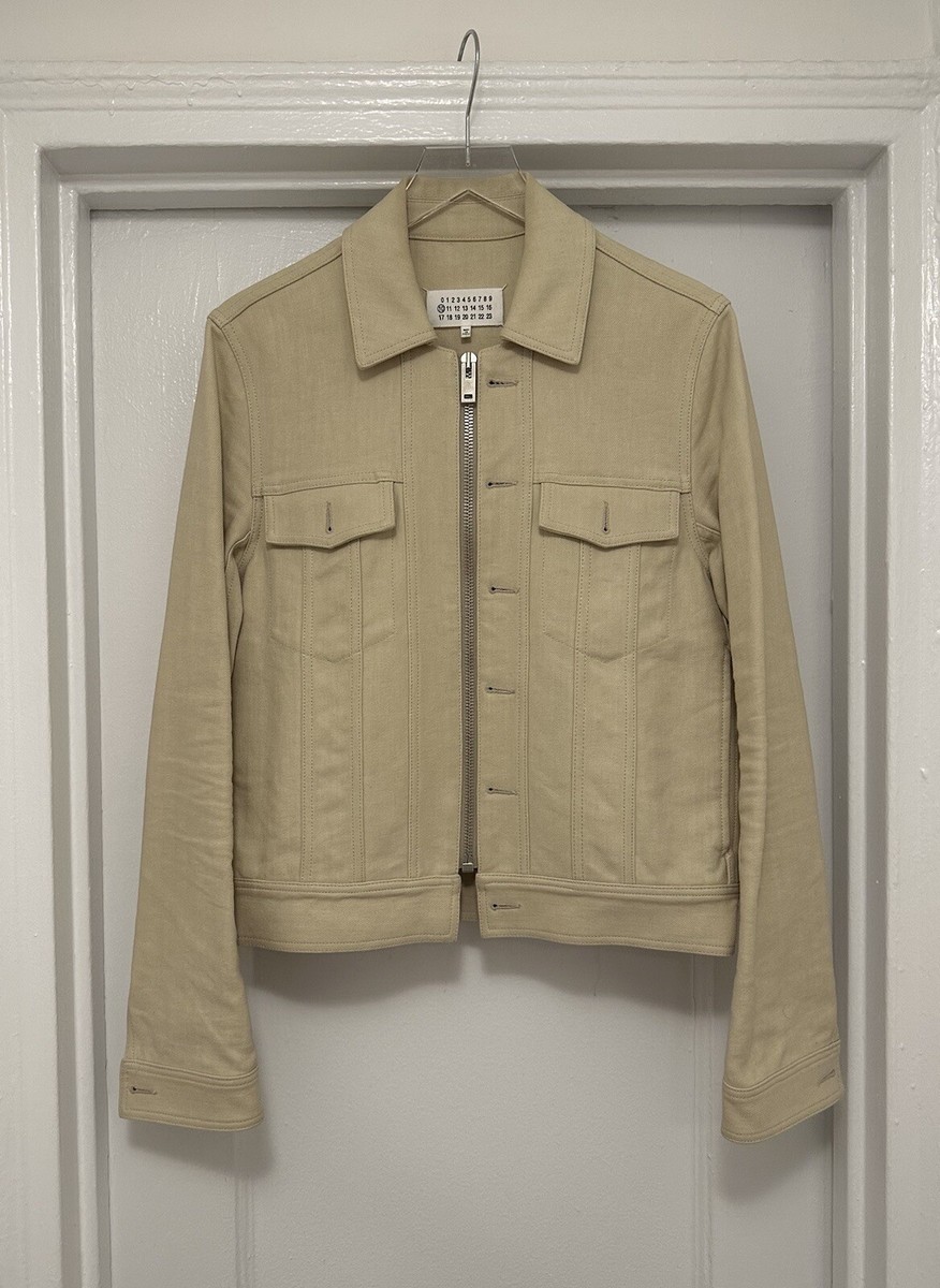 Maison Martin Margiela Men's Cotton Linen Denim Zipper Jacket | eBay