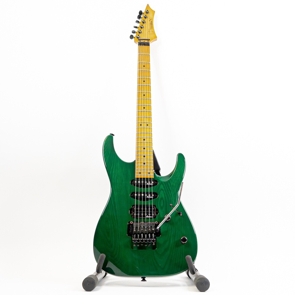 1992 Charvel CDS 070 Trans. Green w/ Jackson HSS Pickups, Double