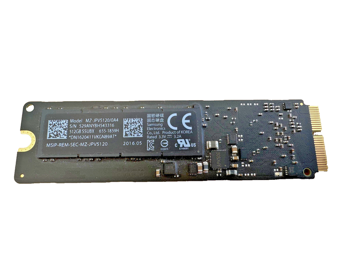 Samsung MZ-JPV5120/0A4 512GB SSD For Apple MacBook Pro/Air 2013