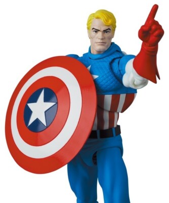 MAFEX No.217 Captain America Comic Ver. Medicom Toy Action Figure