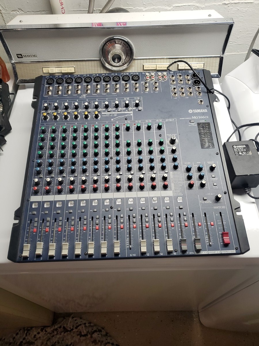 Yamaha MG166CX-16-Channel Mixing Console with Power Supply | eBay