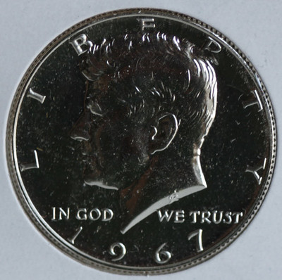 1967 SMS JFK Half Dollar 40% Silver Kennedy Coin from U.S. Special