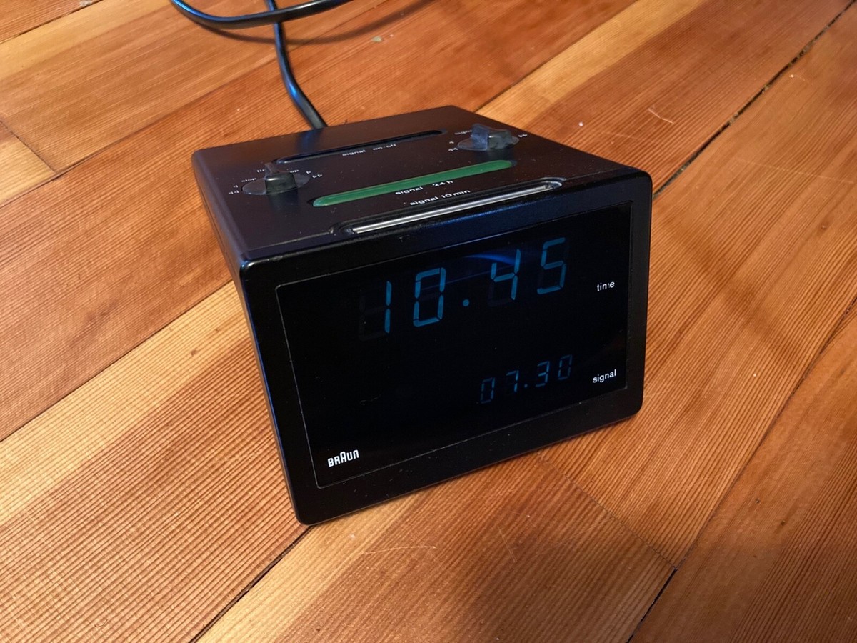 Vintage 1979 Braun DN50 Alarm Clock - Ludwig Littmann (type 4850