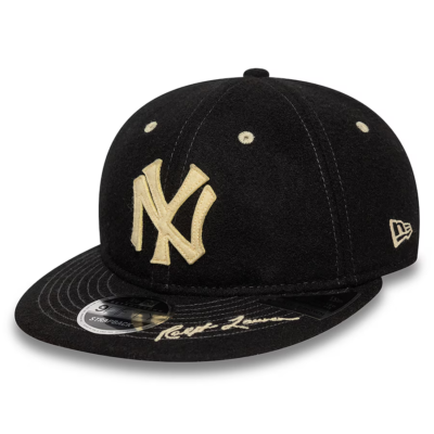 NY Yankees New Era x Polo Ralph Lauren Black Retro Crown 9FIFTY