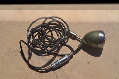 VINTAGE SHURE 520 GREEN BULLET w/ 1952 99H86 Black Label CR Harp