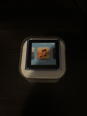 Apple iPod Nano 6th Gen Blue 8gb Gently for sale online | eBay