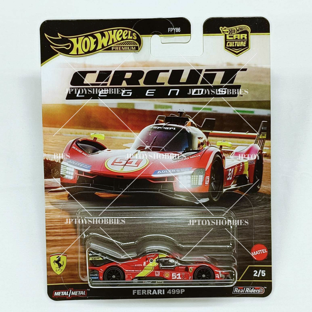 ホットウィール プレミアム サーキットレジェンズ フェラーリ499P 4個