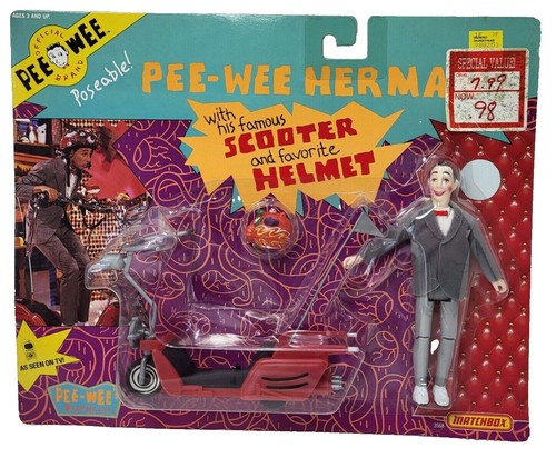 Pee-wee Herman フィギュアとスクーターセット 激レア ヴィンテージ