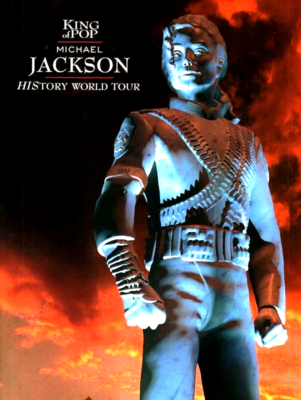 MICHAEL JACKSON 1996 HISTORY WORLD TOUR CONCERT PROGRAM BOOK / EX
