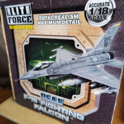 bbi ELITE FORCE F-16 FIGHTING FALCON1/18 TopGun Airplane plastic