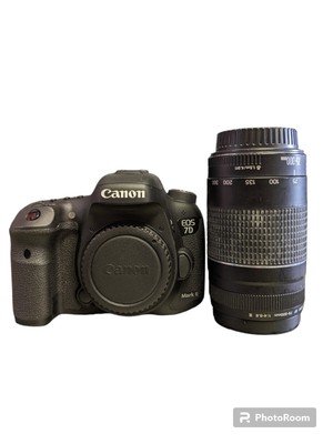 Canon EOS 7D Mark II 20.2MP DSLR Camera with EF 75 - 300mm Lens