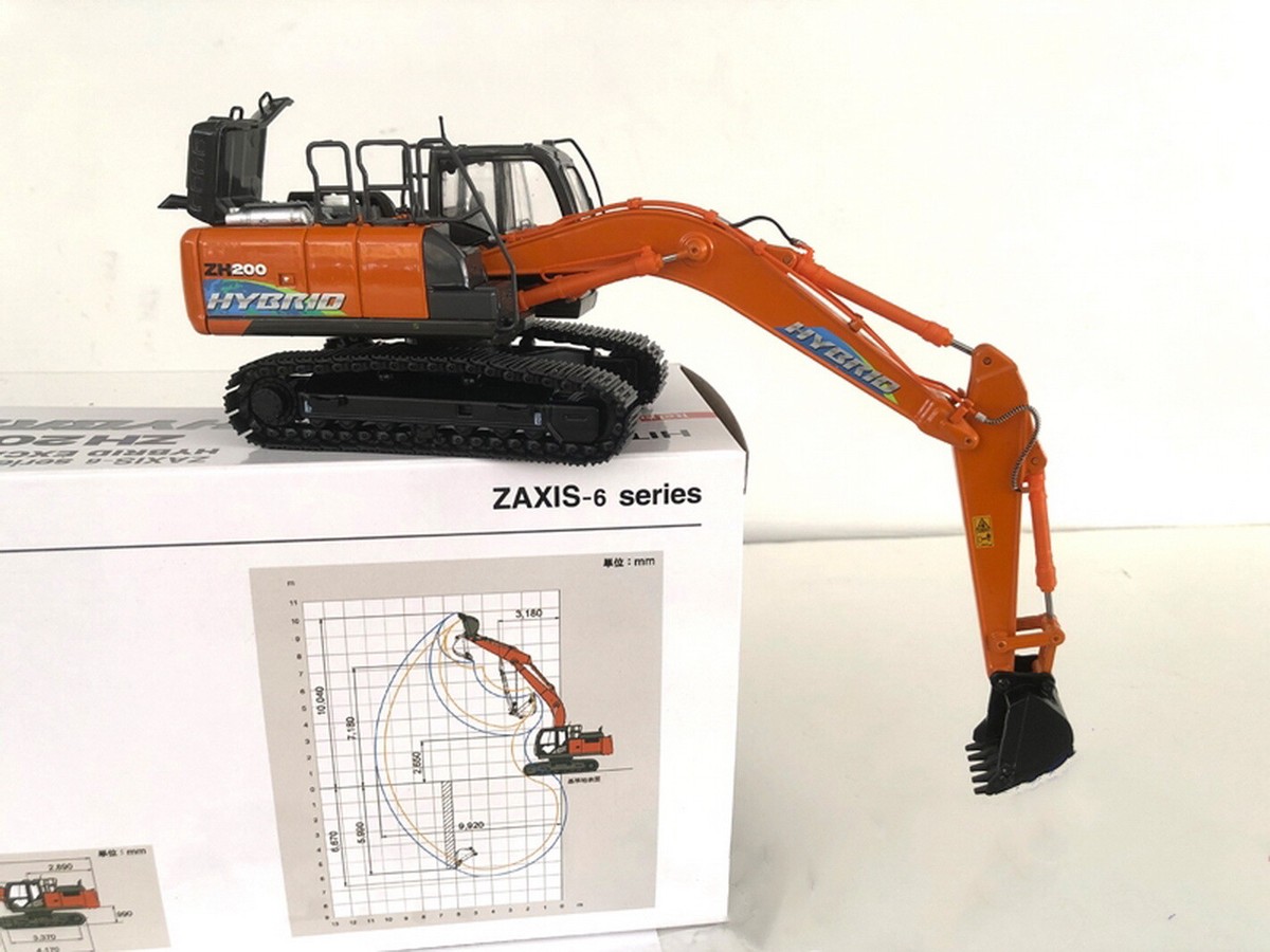 HITACHI ZH200 ハイブリッド ユンボ ショベル 大割り 解体 HITACHI