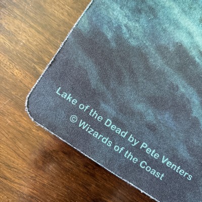 Lake of the Dead プレイマット サイン入り MTG Lake of the Dead
