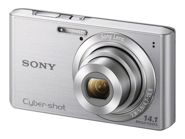 Sony Cyber-shot DSC-W610 14.1MP Digital Camera - Silver for sale