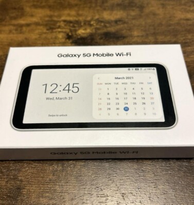 SAMSUNG Galaxy 5G Mobile Wifi SCR01 Sim Free Portable Router