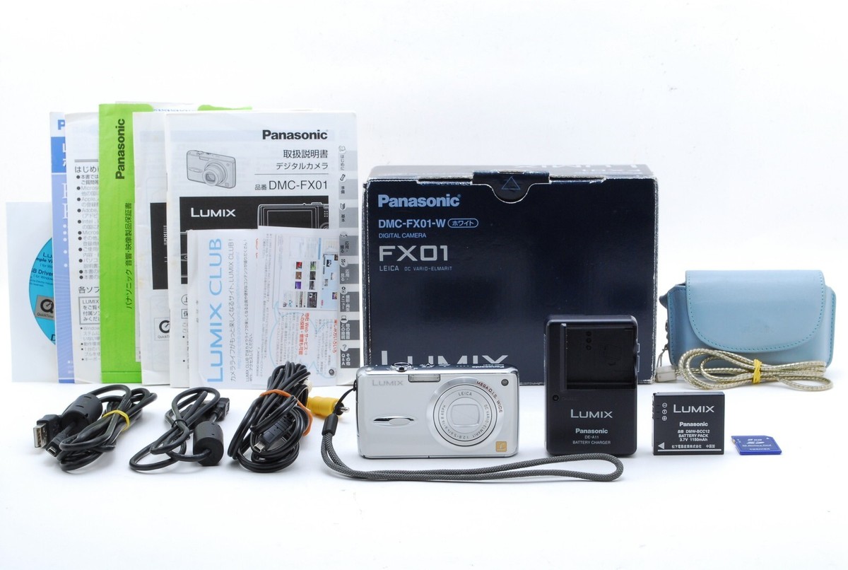 極美品】Panasonic DMC-FX01 デジタルカメラ 充電器付 ピンク