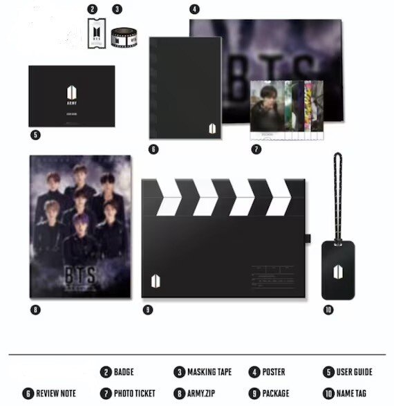 BTS ARMY 6期 MEMBERSHIP KIT + JPFC 特典 (D) BTS Official 6th Army