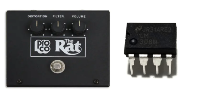 RAT2 LM308N 90年代 made in USA 80s ⁄ 90s ProCo RAT GUITAR PEDAL