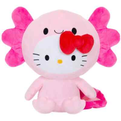 Hello Kitty Plush Toy Large 13 inch Pink Axolotl Super Cute by
