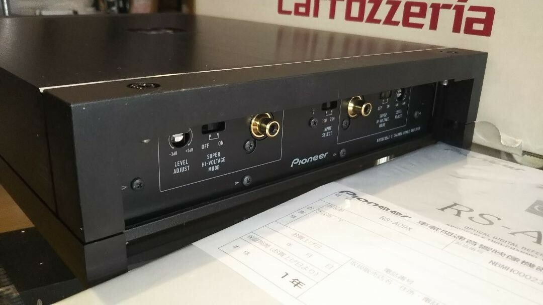 carrozzeria x カロッツェリアx パイオニア RS-A09X 2ch パワーアンプ