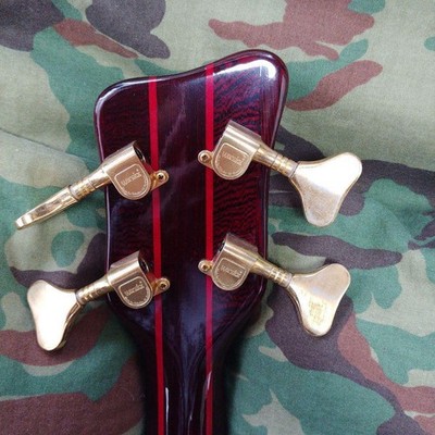 Electric Bass Guitar Warwick Streamer Stage 1 Red 1987 Good