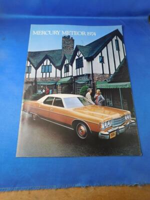 FORD MERCURY METEOR 1974 SALES DEALER BROCHURE CAR ADVERTISING