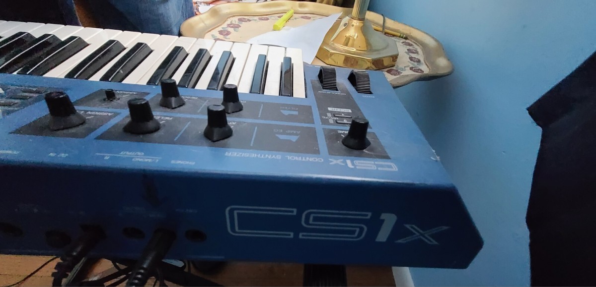 ジャンク YAMAHA CS1x シンセサイザー アダプター付き ヤマハ ジャンク