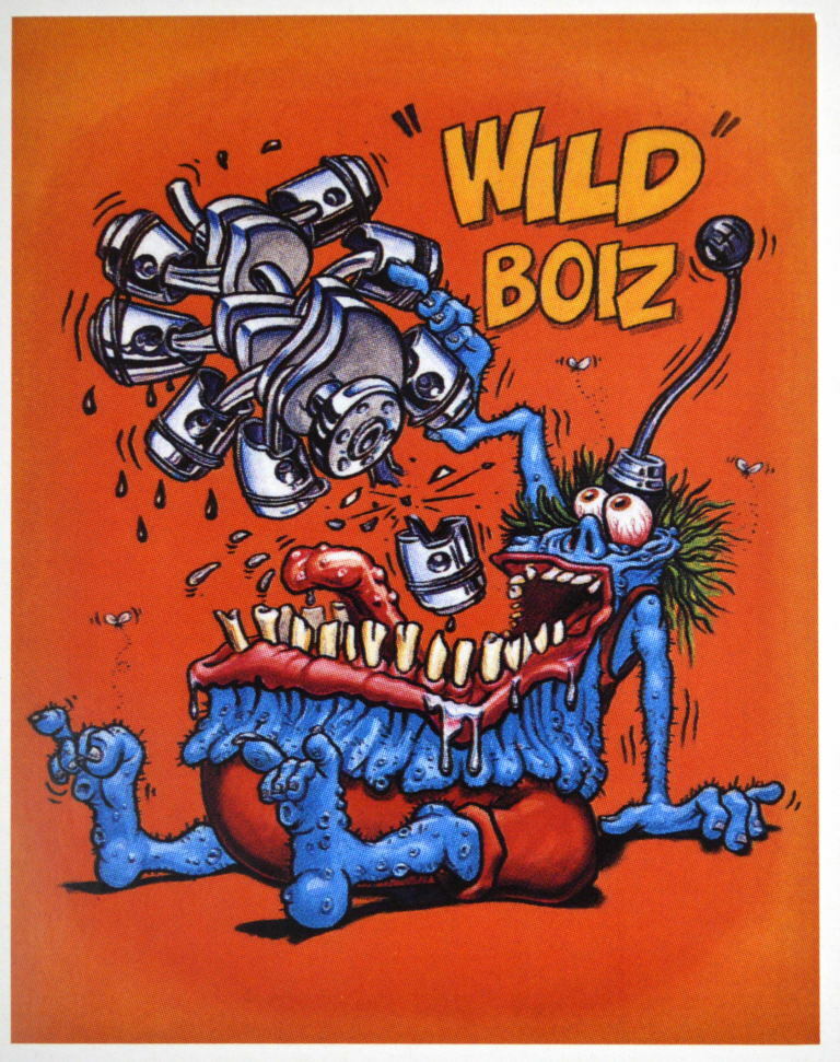 3 RAT FINK Big Daddy Ed Roth Prints SIDEWALK SURFER, WILD BOIZ