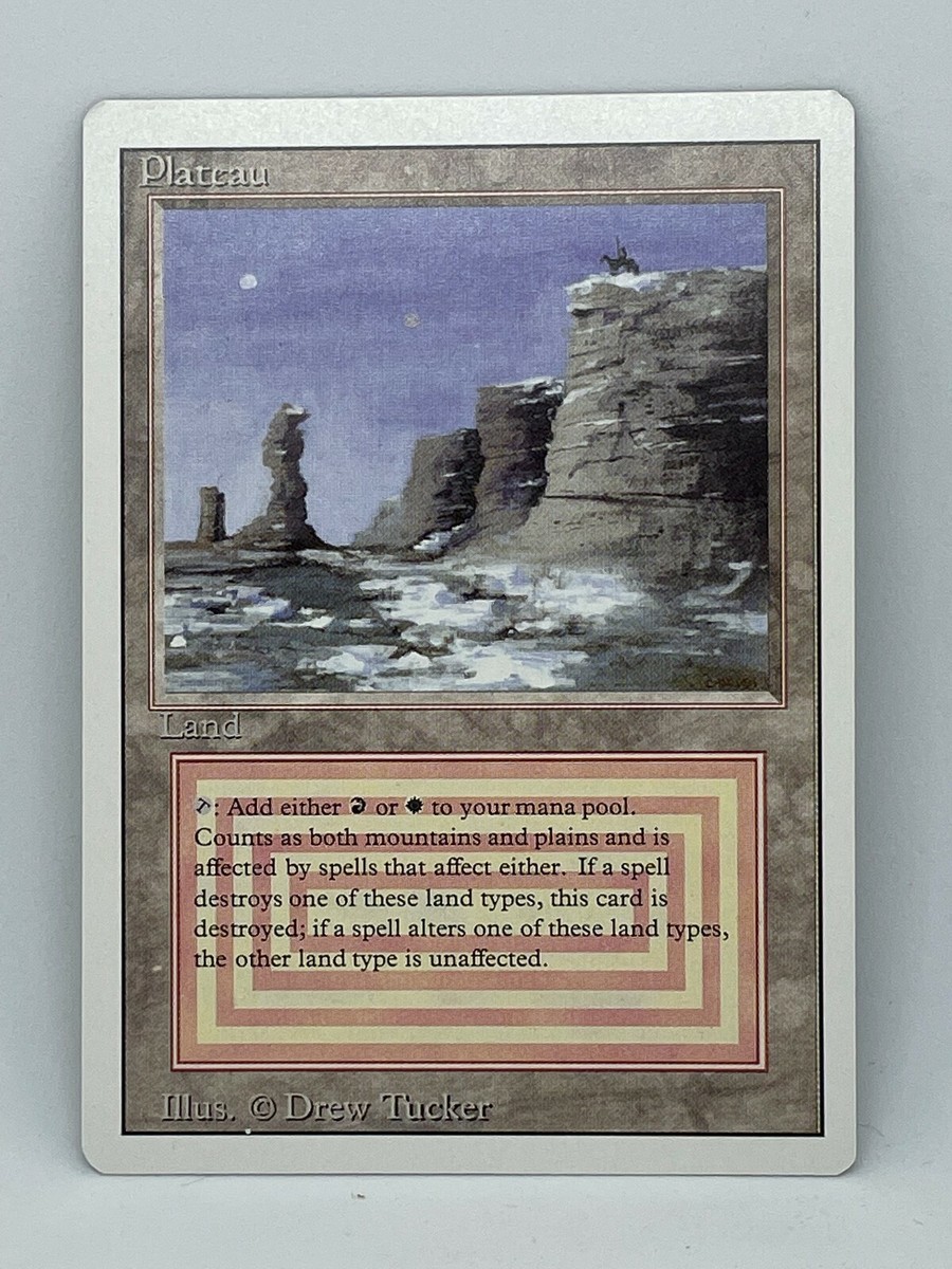 Plateau Dual Land - Revised - NM - MTG Magic The Gathering | eBay